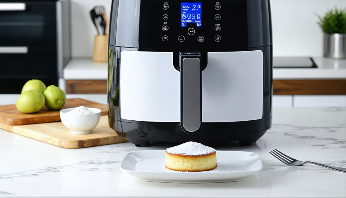 découvrez la recette facile et rapide d'un délicieux gâteau aux amandes en poudre, prêt en un éclair grâce à l'airfryer. parfait pour un dessert gourmand en toute simplicité !