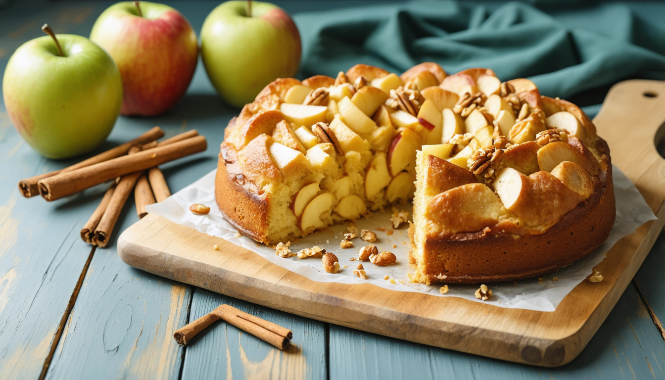 découvrez notre recette simple et gourmande de gâteau aux pommes sans œufs, parfait pour un dessert savoureux et facile à préparer.