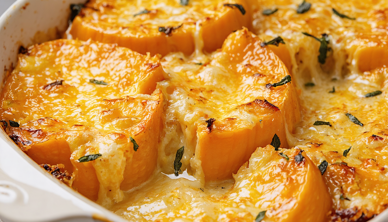 découvrez notre recette facile et gourmande de gratin de potimarron fondant au fromage savoureux, parfait pour réchauffer vos repas d'automne.