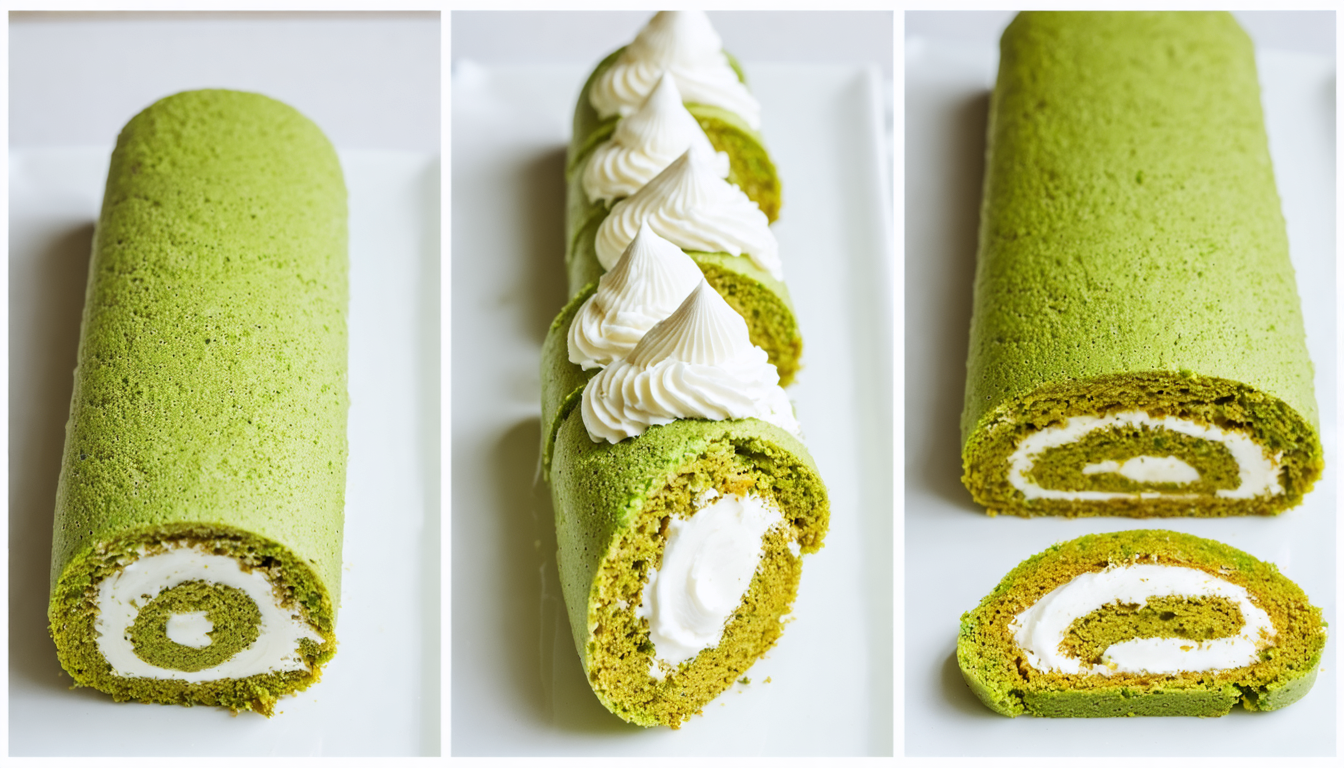 découvrez notre recette légère et gourmande de délicieux roulés au thé vert matcha et crème vanillée, parfaits pour une pause sucrée pleine de douceur et de fraîcheur.