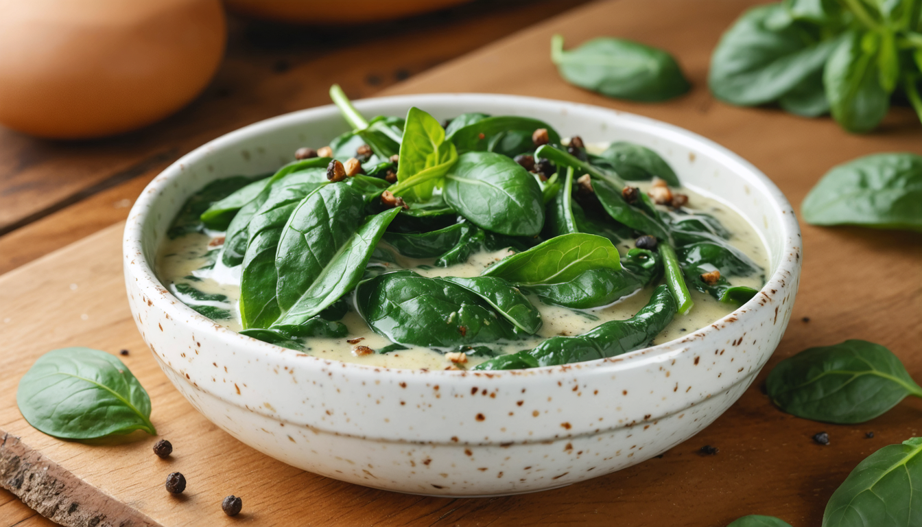 découvrez notre recette d'épinards à la crème, savoureuse et facile à préparer pour un plat gourmand et rapide.