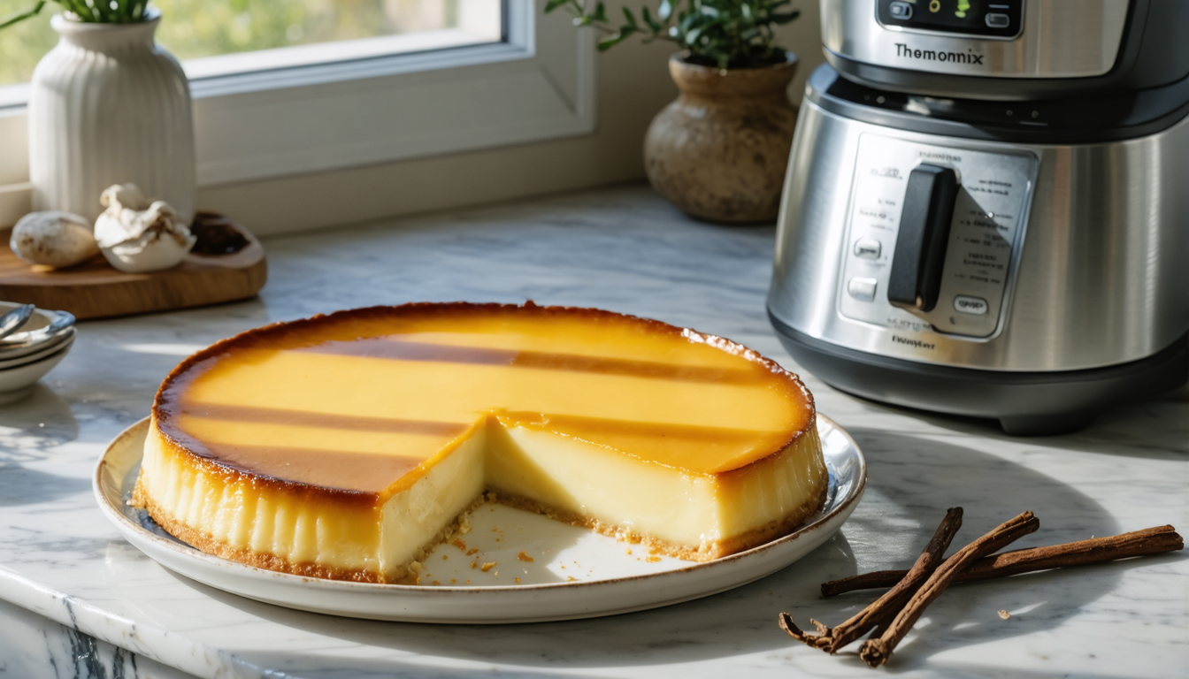découvrez notre recette simplifiée de flan pâtissier avec thermomix, facile à réaliser et parfaite pour un dessert gourmand et réussi à tous les coups.