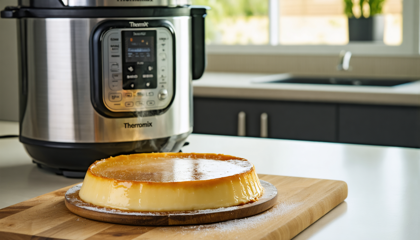 découvrez la recette simplifiée du flan pâtissier avec thermomix, idéale pour réussir un dessert gourmand et facile à préparer.