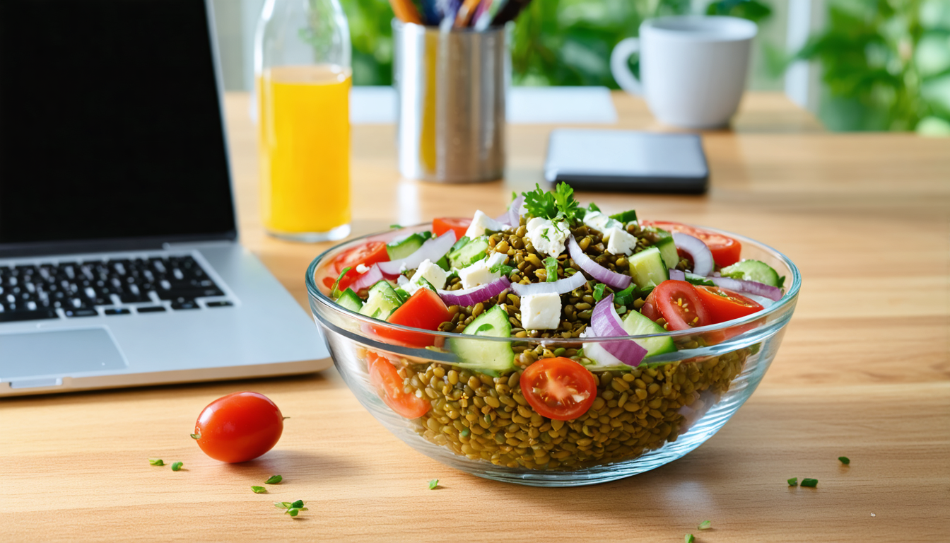 découvrez la salade de lentilles froide incontournable, un plat frais et savoureux parfait pour vos déjeuners au bureau. facile à préparer et nutritive, elle ravira vos papilles à chaque repas.