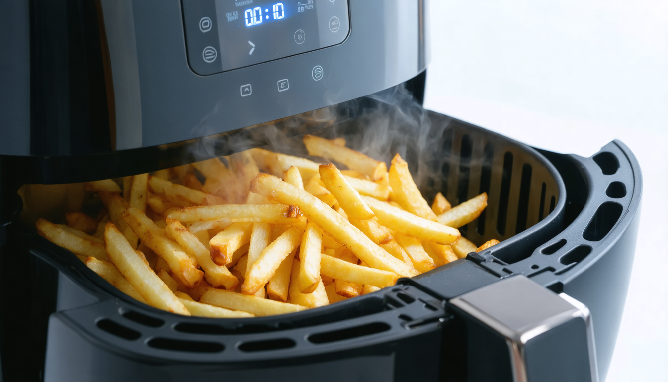 découvrez le secret pour réussir des frites croustillantes et savoureuses à la friteuse à air chaud, comme celles des meilleurs restaurants, à la maison facilement.