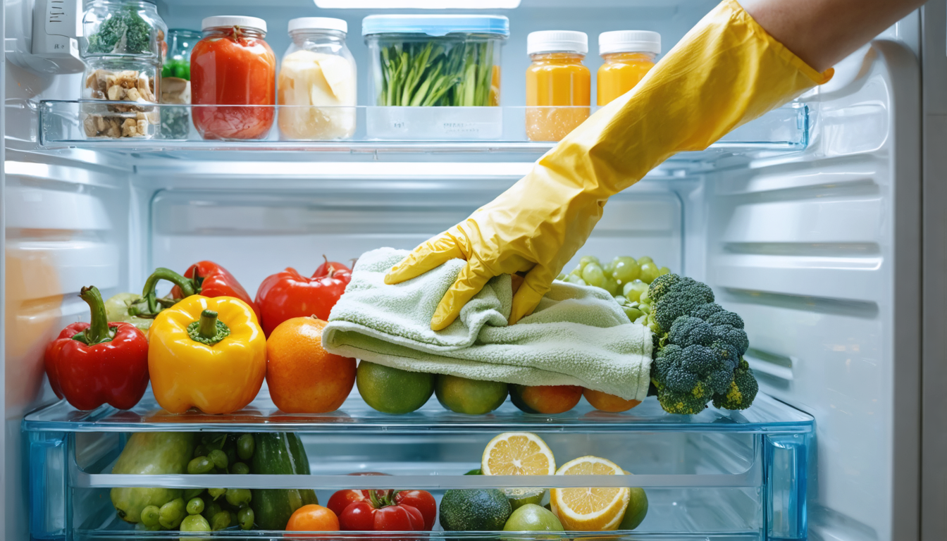 apprenez à nettoyer votre frigo efficacement en seulement 5 minutes et éliminez définitivement les mauvaises odeurs. astuces rapides et faciles pour un réfrigérateur frais et propre !