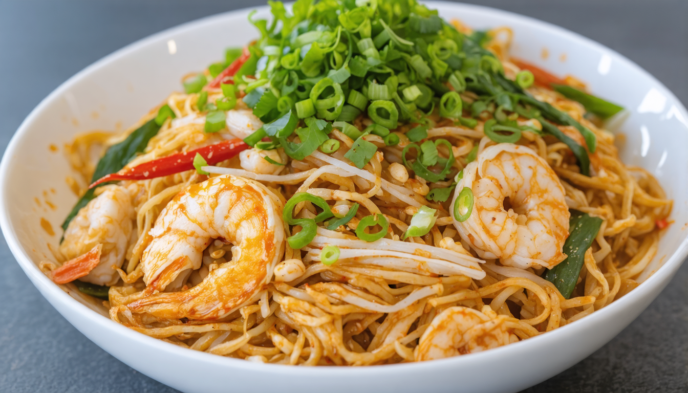 découvrez comment préparer facilement un pad thaï aux crevettes, un plat authentique aux saveurs riches d'asie, pour un voyage gustatif directement dans votre cuisine.
