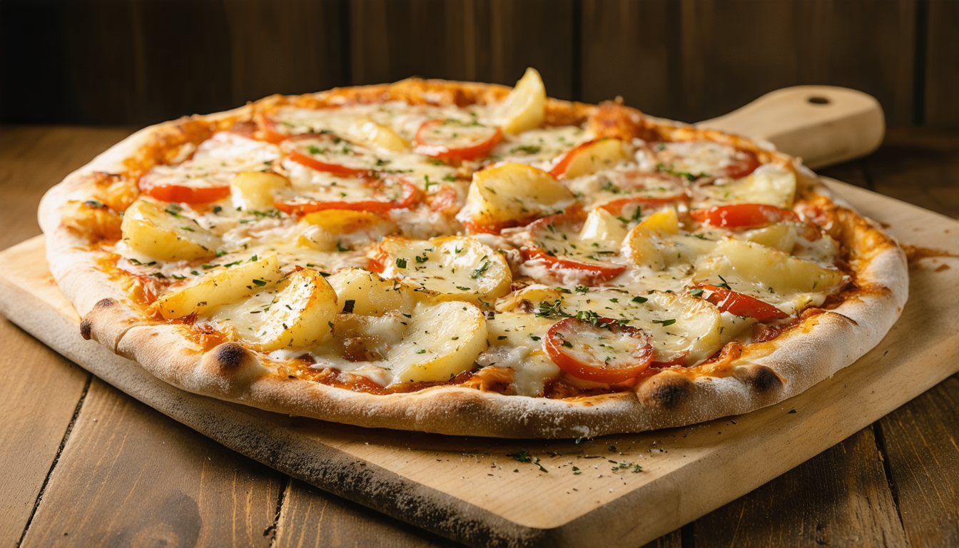 découvrez notre recette de pizza raclette, une combinaison gourmande de fromage fondant et d'ingrédients savoureux, parfaite pour les amateurs de plaisirs fromagers.