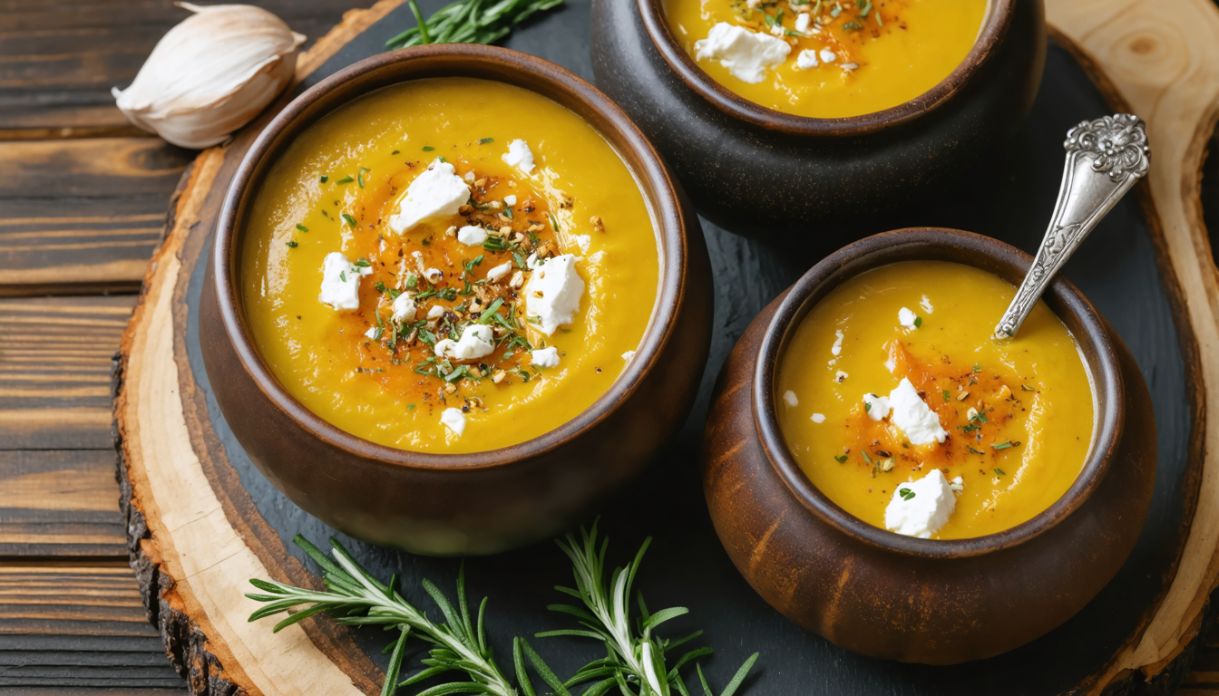 découvrez notre recette réconfortante de soupe au potimarron et chèvre, alliant douceur et saveurs pour un plat chaleureux et savoureux.
