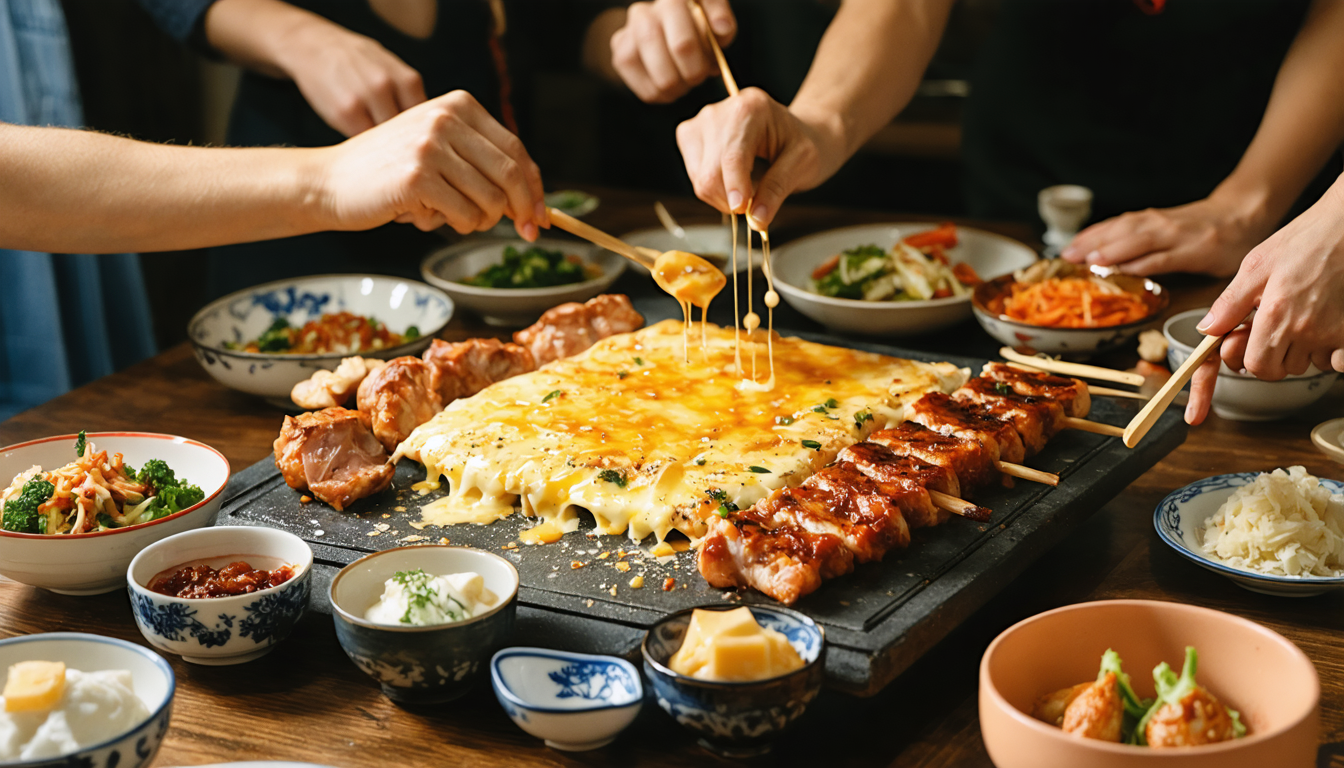 découvrez notre recette authentique de raclette revisitée à la chinoise, alliant saveurs traditionnelles et ingrédients surprenants pour un voyage culinaire unique.