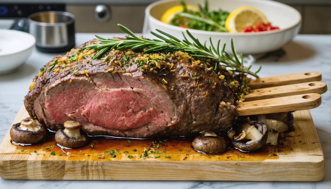 découvrez notre recette incontournable de rôti de veau fondant et parfumé, cuit lentement à basse température pour un maximum de saveurs et une tendreté exceptionnelle.