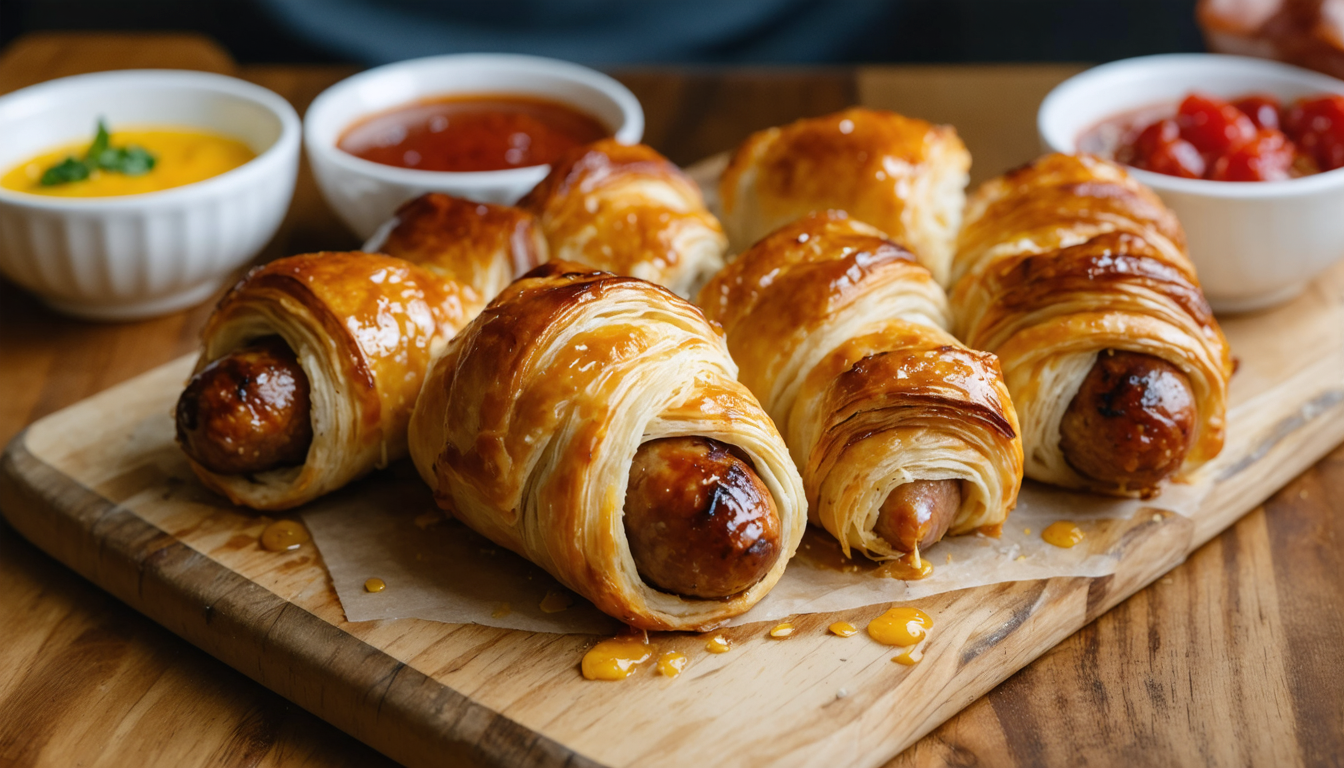 découvrez notre recette express de saucisses cocktail en croûte feuilletée, parfaite pour un apéritif gourmand et facile à préparer. un délice irrésistible à partager en famille ou entre amis !