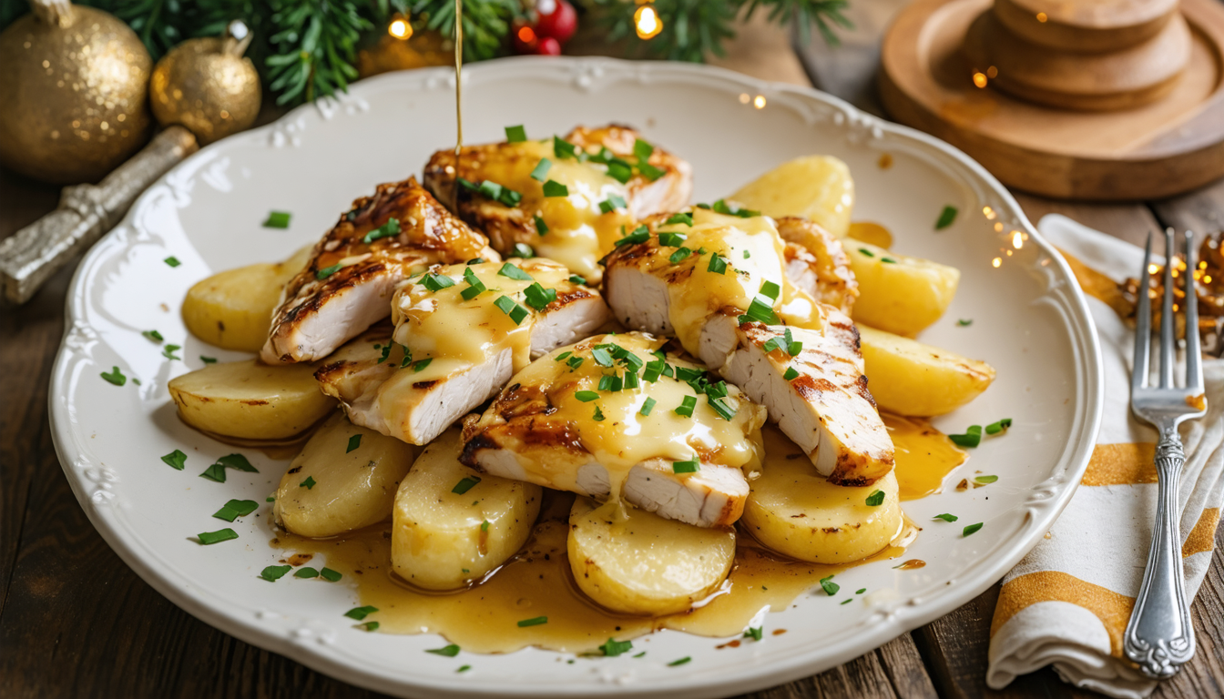 découvrez une recette originale de raclette au chèvre, poulet et miel, alliant douceur et gourmandise pour un repas savoureux et réconfortant.