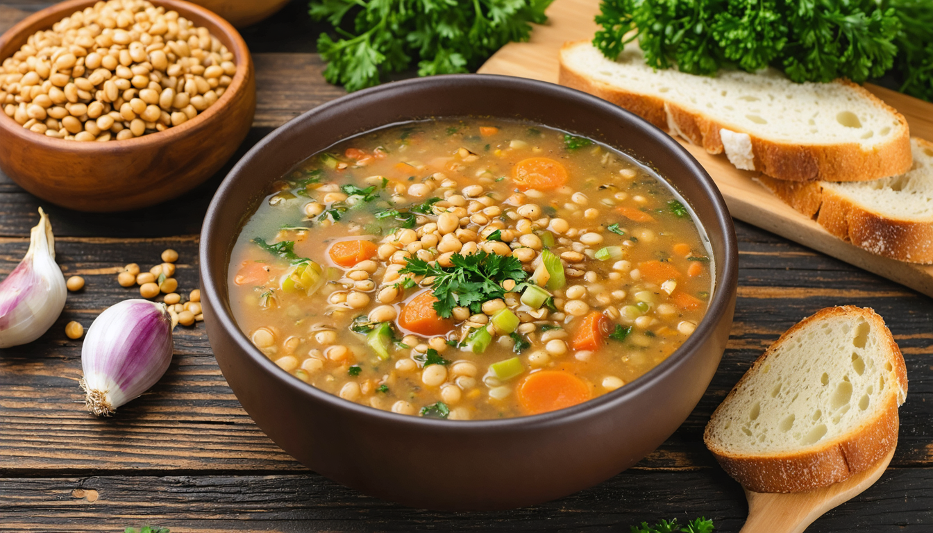découvrez une recette simple et savoureuse de soupe de lentilles, parfaite pour se réchauffer et partager un moment de plaisir gourmand.