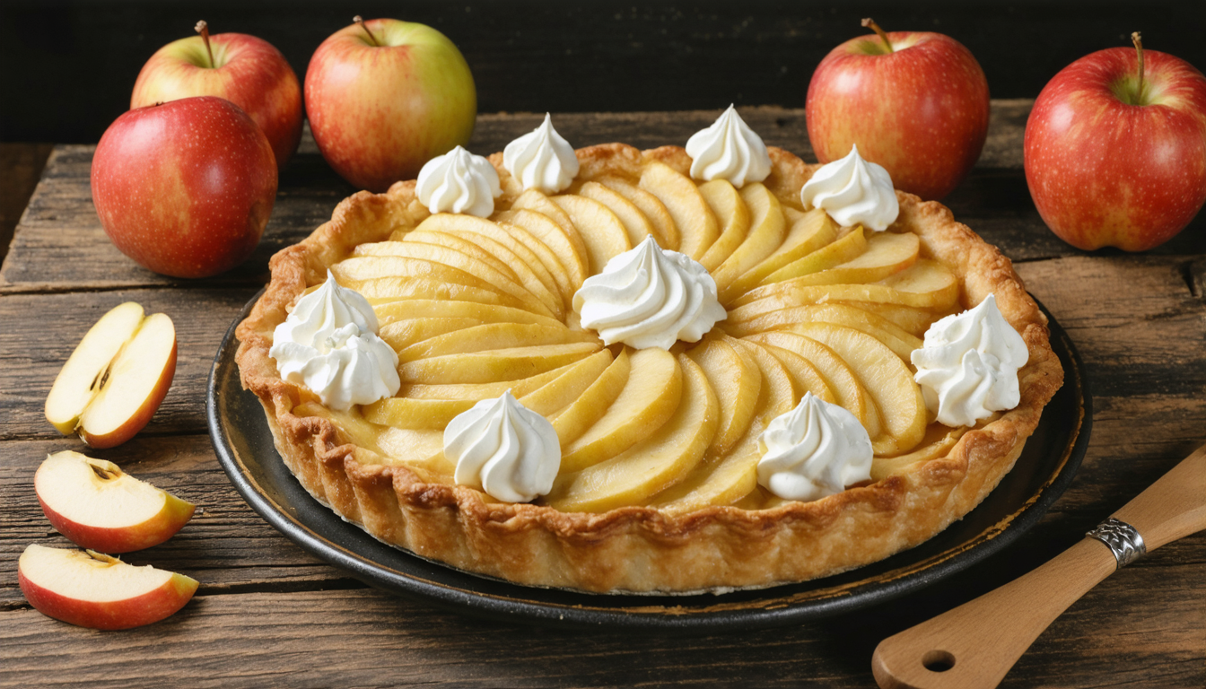 découvrez la recette authentique de la tarte normande aux pommes, un délicieux voyage gourmand alliant pâte croustillante, pommes fondantes et crème onctueuse, pour savourer le meilleur de la tradition française.