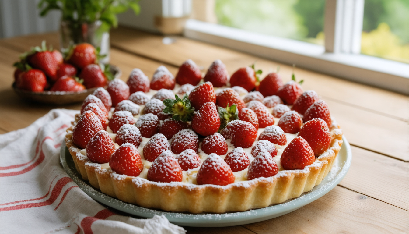 découvrez notre recette simple et gourmande de tarte aux fraises sans cuisson, idéale pour un dessert frais et rapide à préparer. à essayer sans attendre pour régaler vos proches!