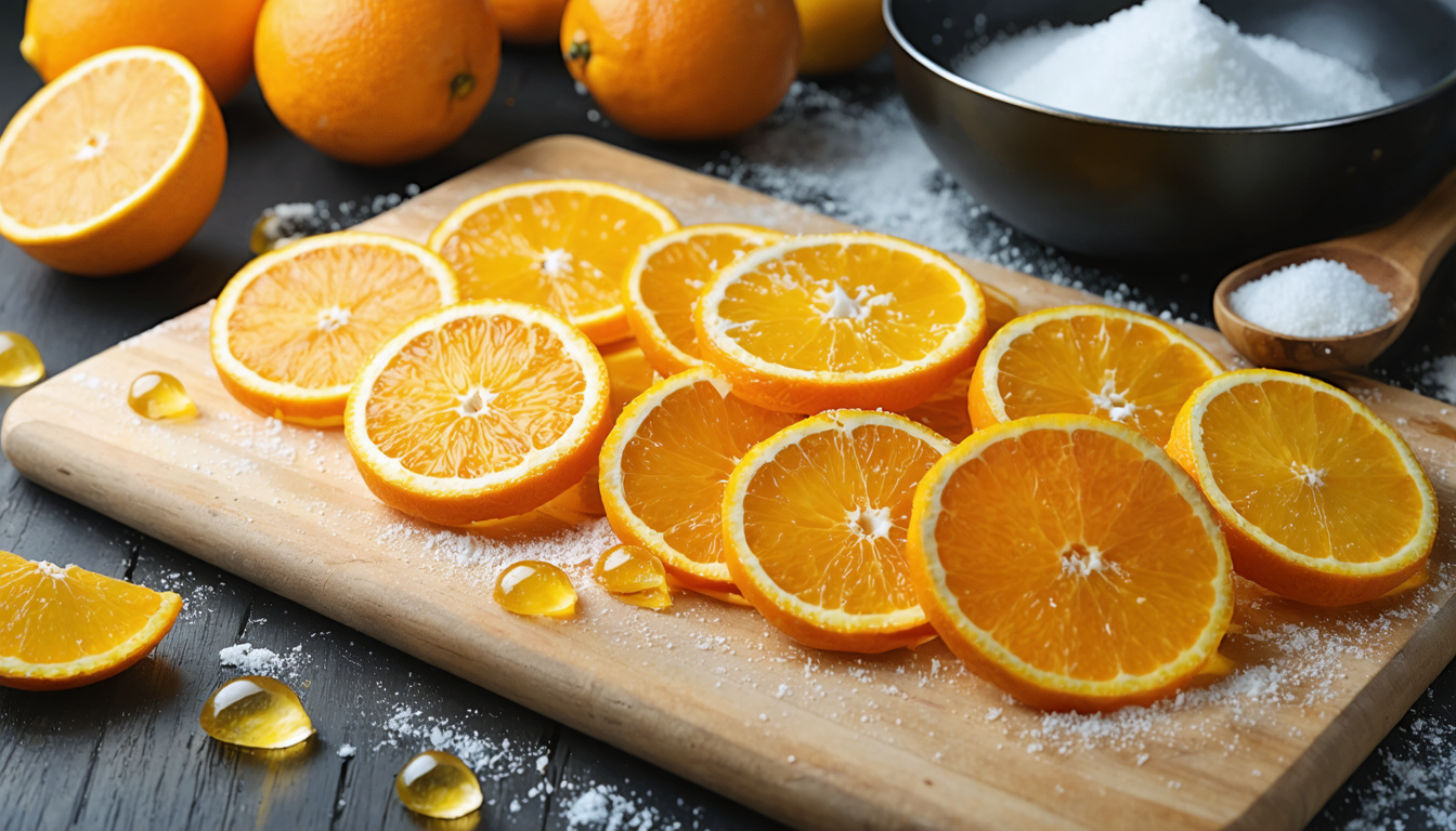 découvrez la recette simple et gourmande des oranges confites maison pour des tranches d'or en douceur, parfaites pour vos desserts et gourmandises.