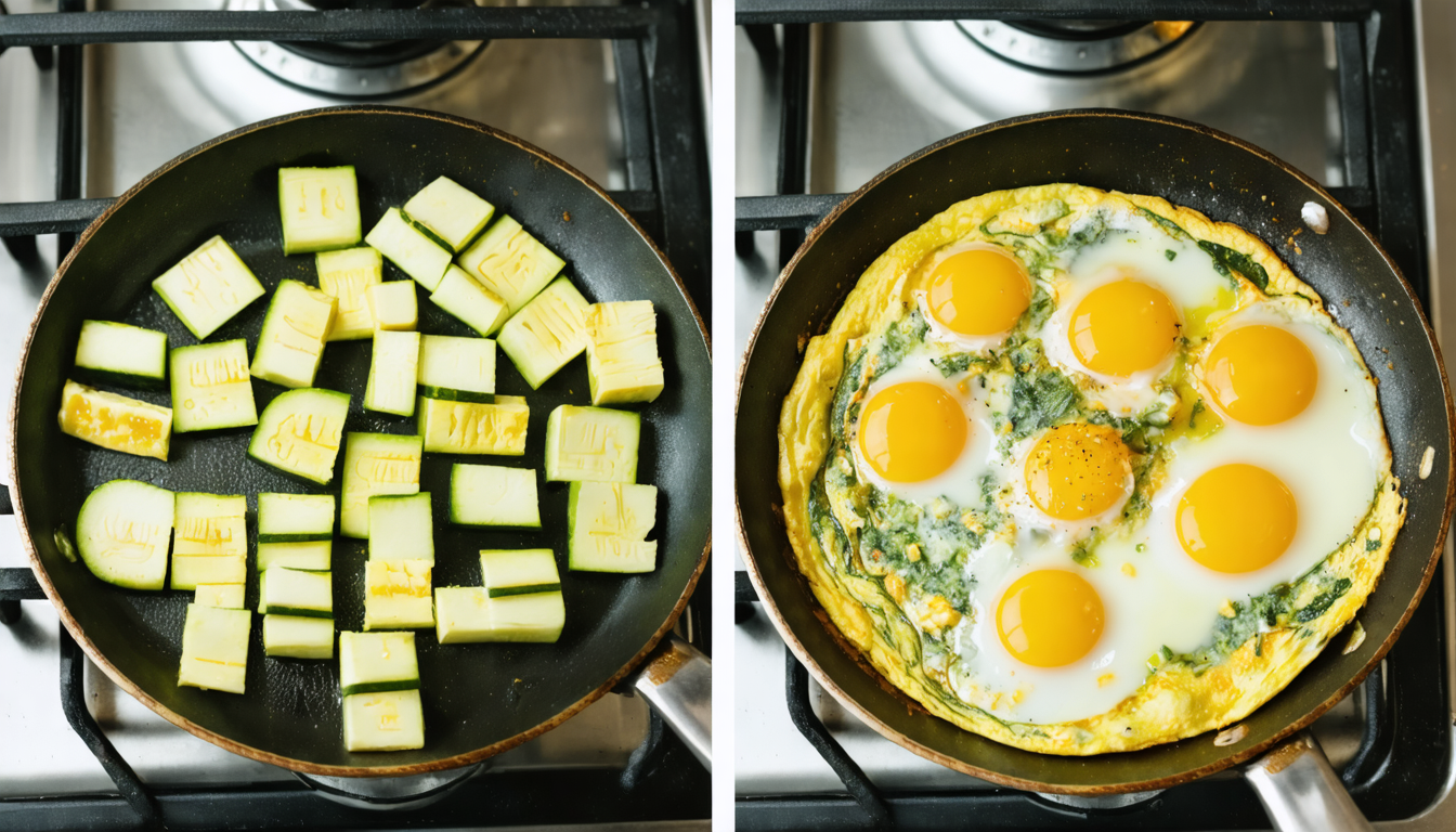 découvrez une recette express et savoureuse à base de courgette et d'œuf, parfaite pour révolutionner vos dîners en un rien de temps !