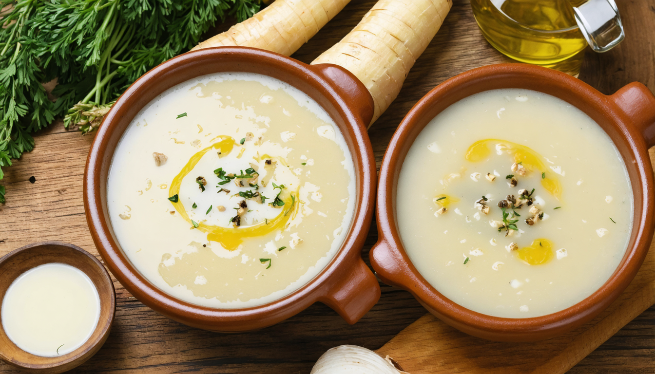 découvrez notre recette simple et gourmande de velouté de panais, parfaite pour réchauffer vos repas avec douceur et saveurs. à tester d'urgence !