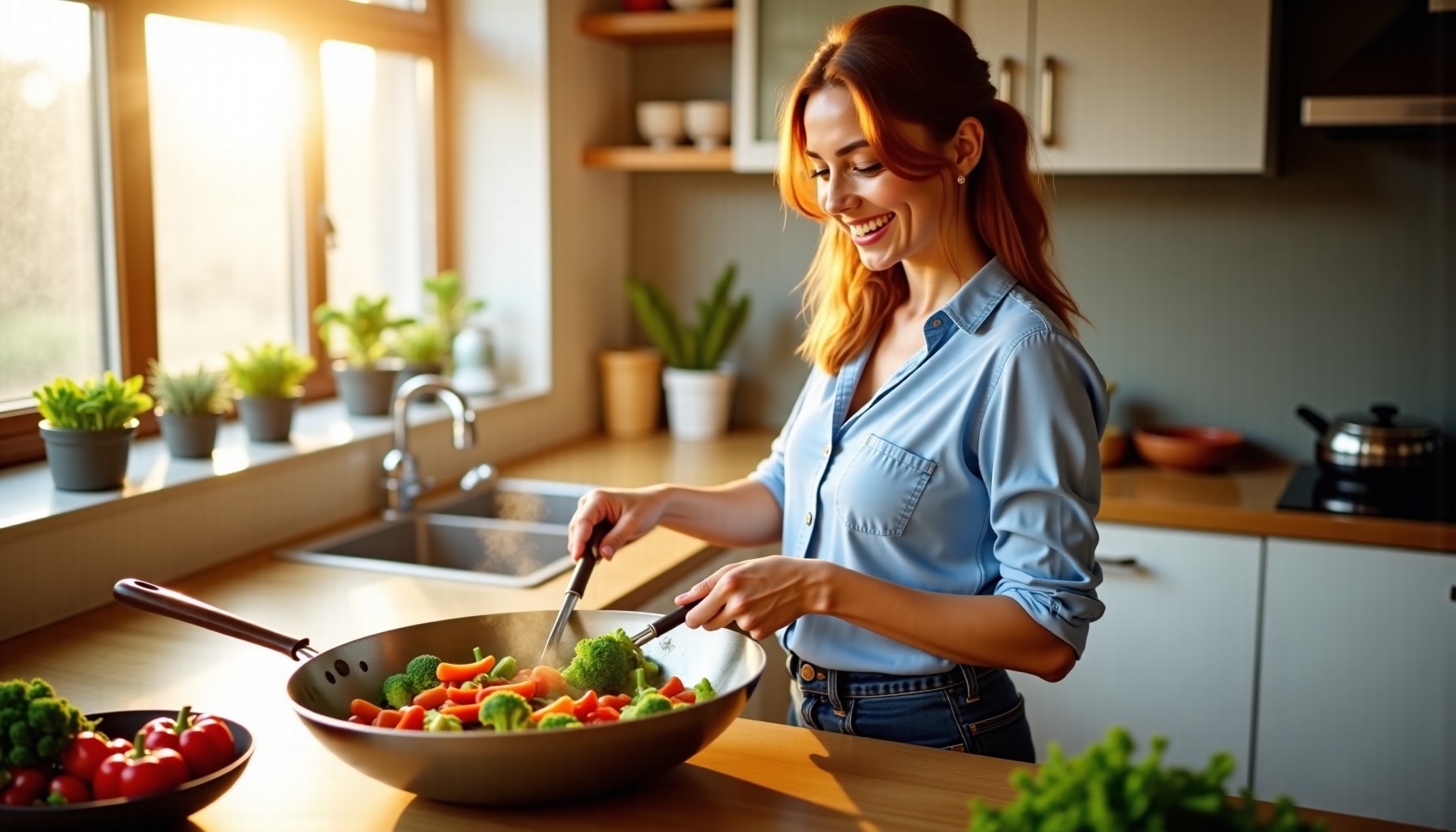 Recette rapide du soir : un wok de légumes savoureux et léger