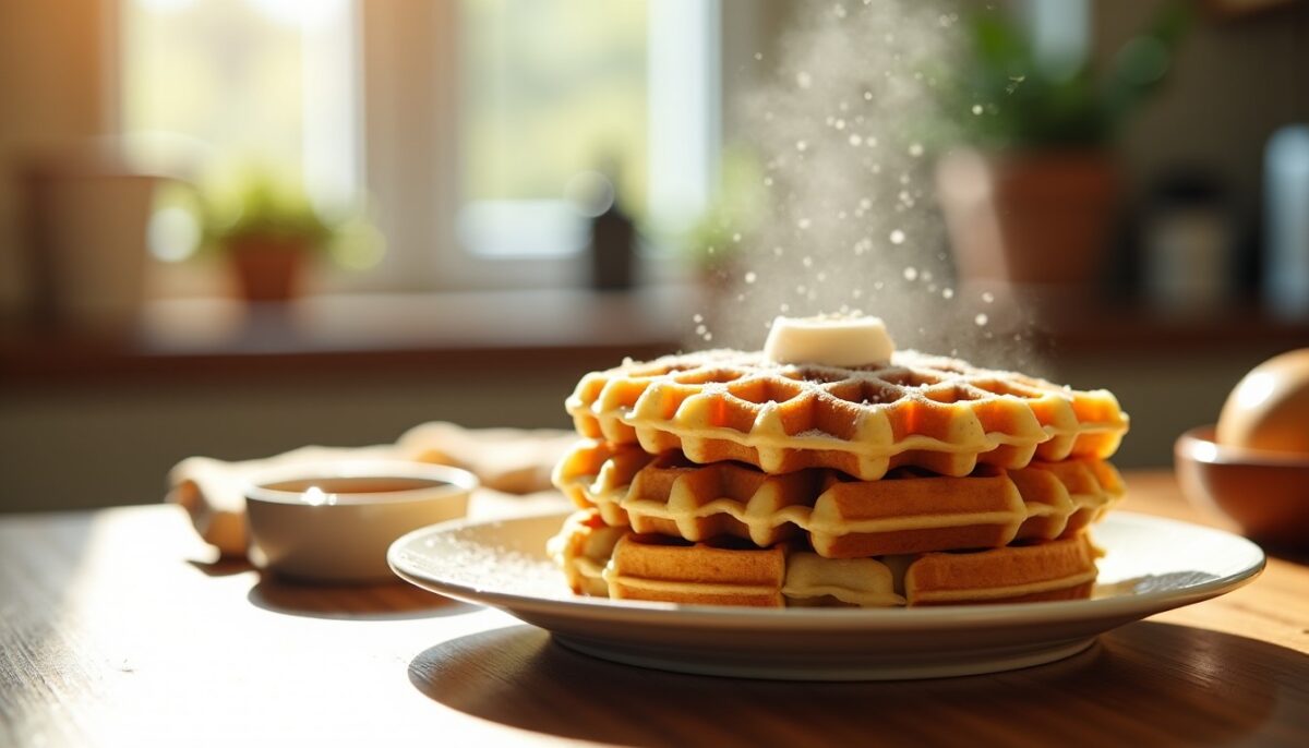 Gaufres aériennes en un clin d'œil : recette simple et express