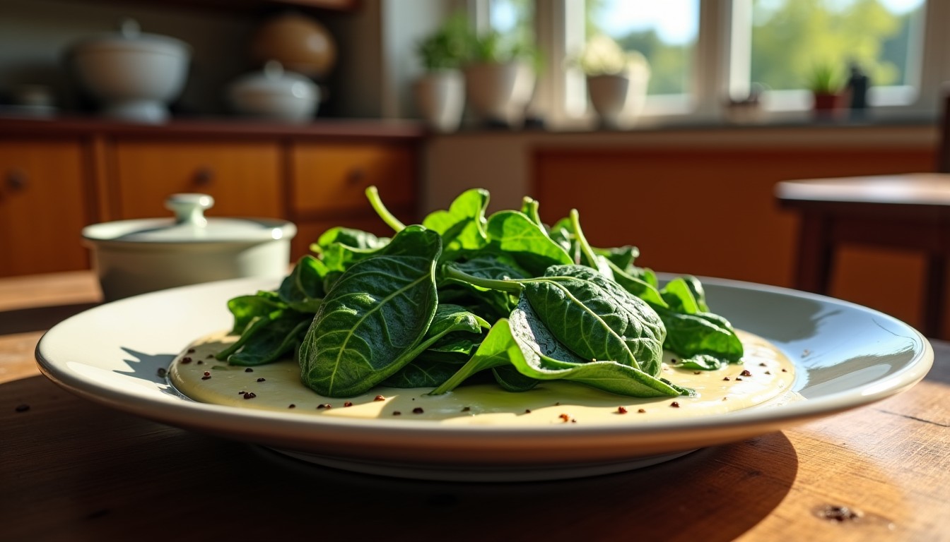 Épinards à la crème : une recette savoureuse et simple à réaliser