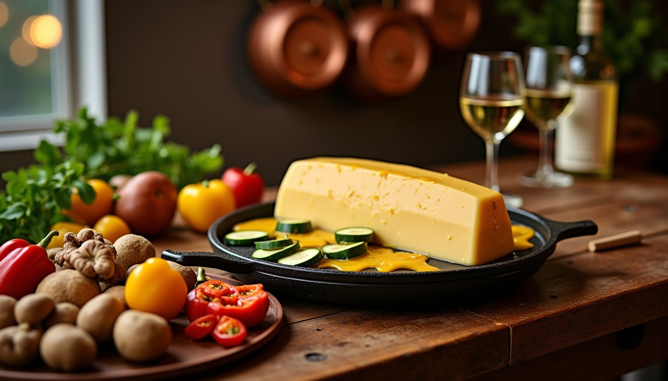 Délicieuse raclette végétarienne : un festin savoureux et gourmand