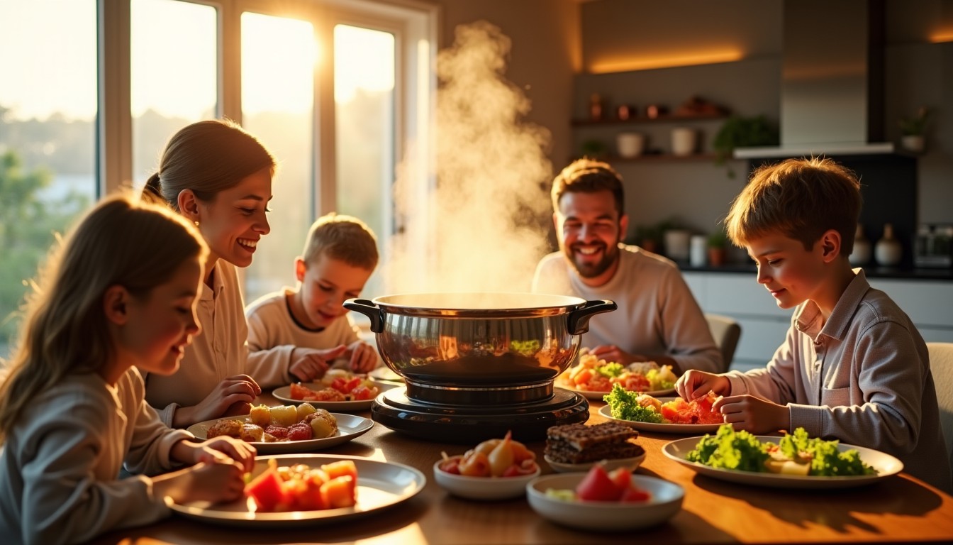 Découverte gourmande : test de la fondue chinoise électrique 6L pour des repas conviviaux