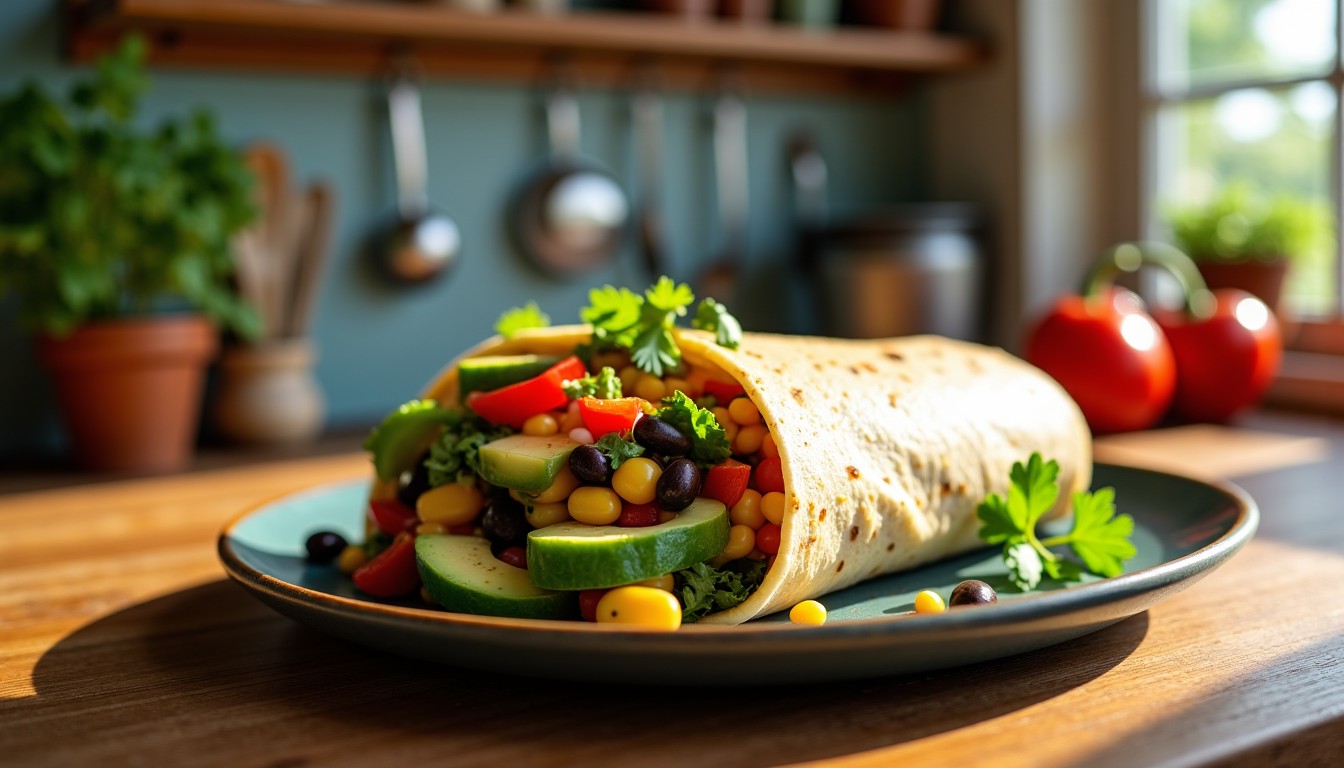 Délicieux burrito vegan : la recette gourmande et facile à adopter