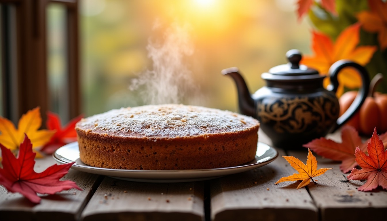 Gâteau moelleux à la farine de châtaigne : une douce escapade gourmande aux saveurs de l'automne