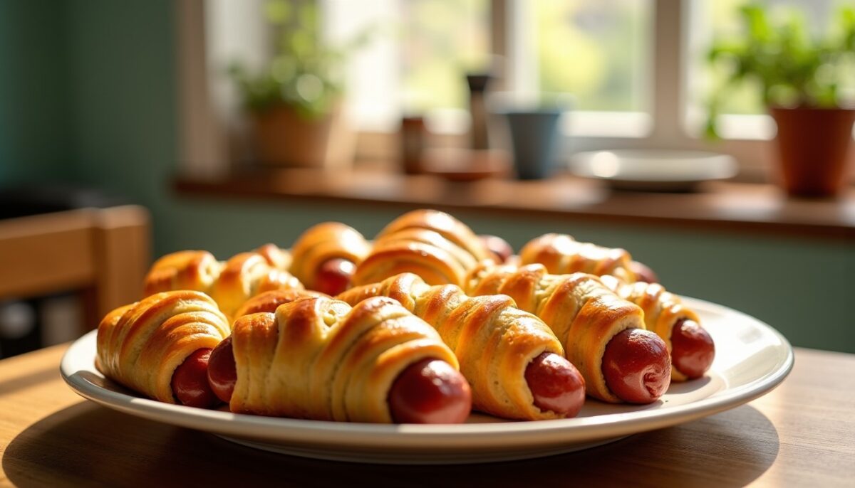 Saucisses cocktail en croûte feuilletée : une recette express et délicieusement irrésistible