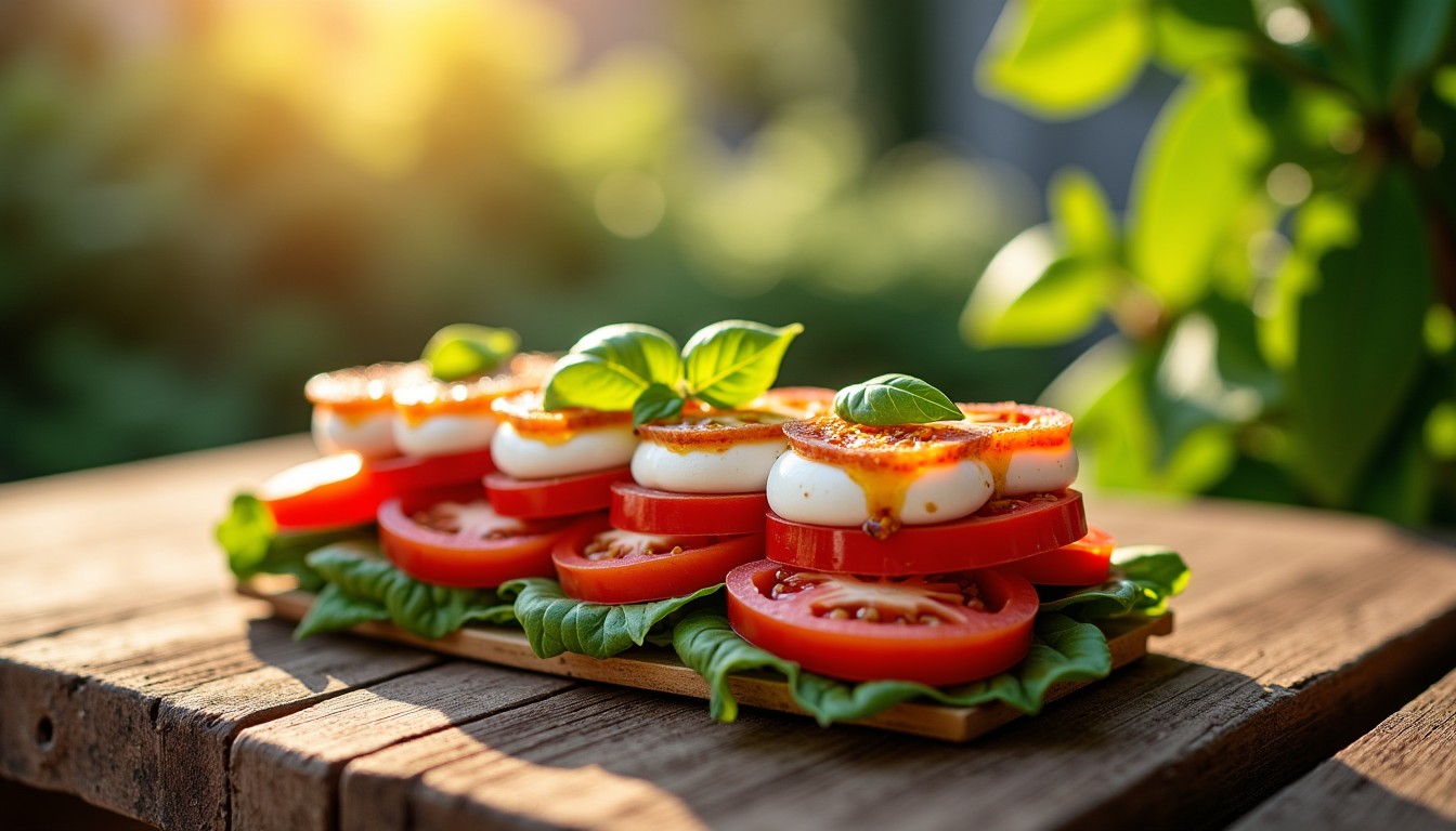 Millefeuille Tomate-Mozzarella : une recette gourmande et facile à réaliser