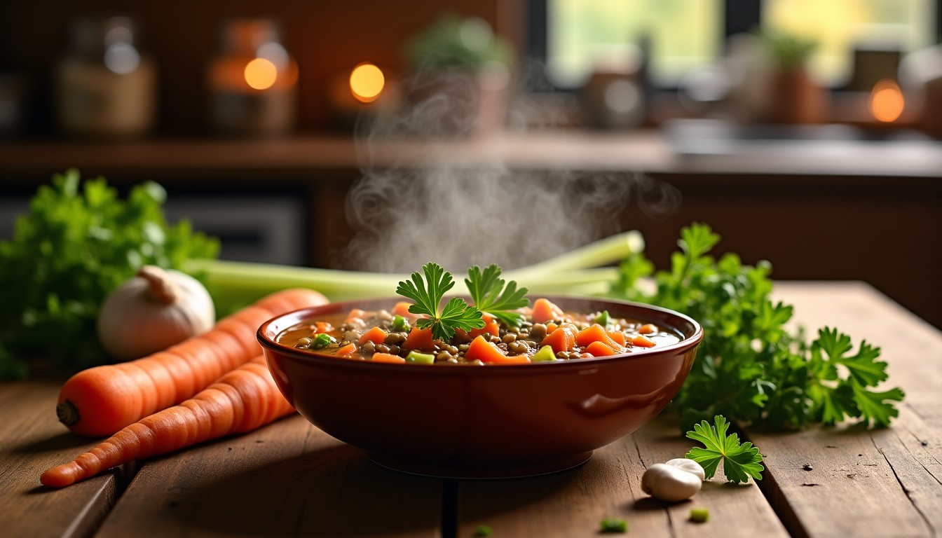 Soupe de lentilles savoureuse : une recette simple pour se réchauffer avec plaisir